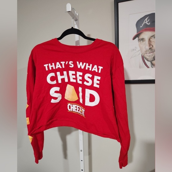 Cheez-It Long Sleeve Tee “That’s What Cheese Said” Size Large - Picture 1 of 5